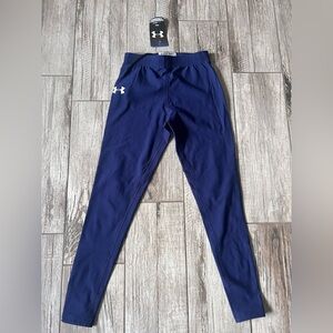 NWT Under Armour Men’s Cold Gear Compression Blue Pants Small